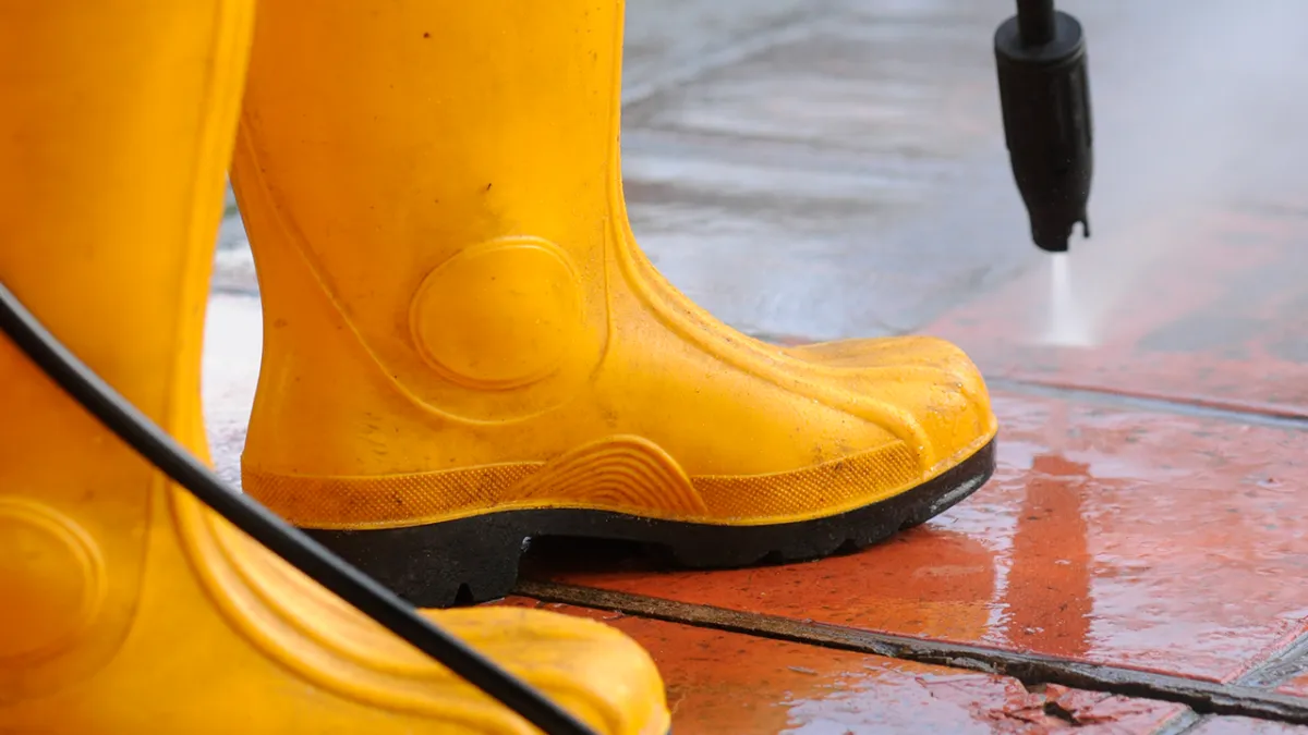 image of pressure washing