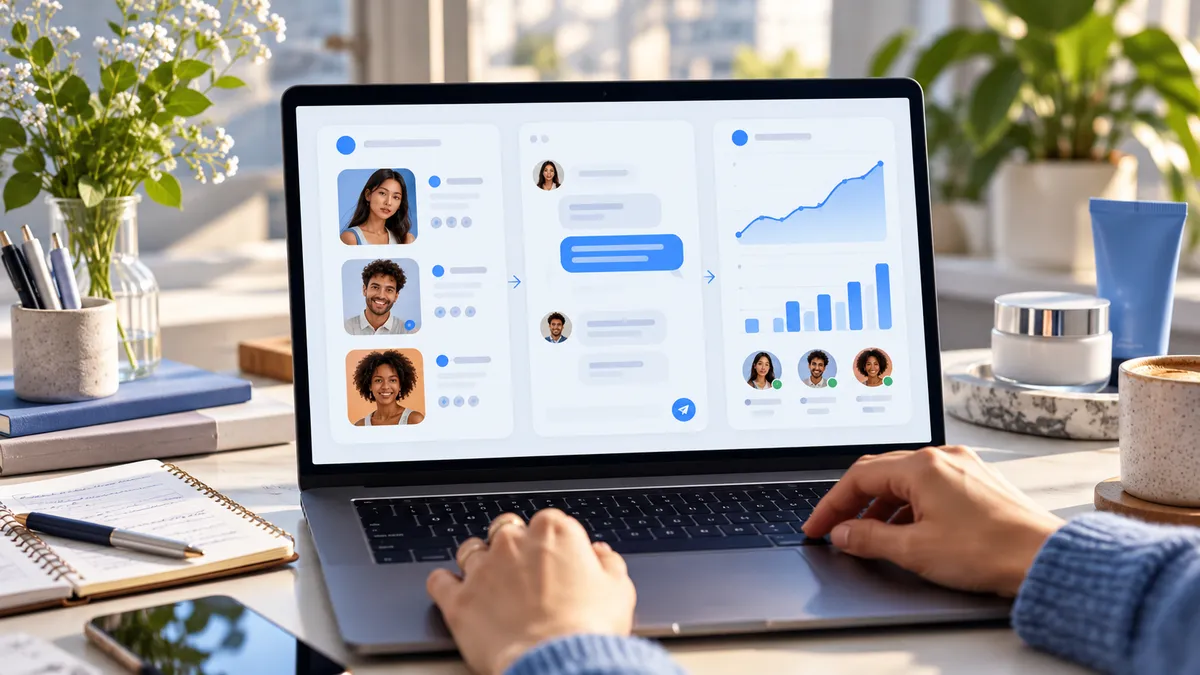 Best All-in-One Software to Find, Contact and Track Influencers — editorial illustration