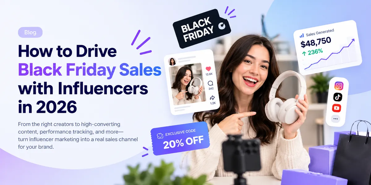 How to Drive Black Friday Sales with Influencers in 2026