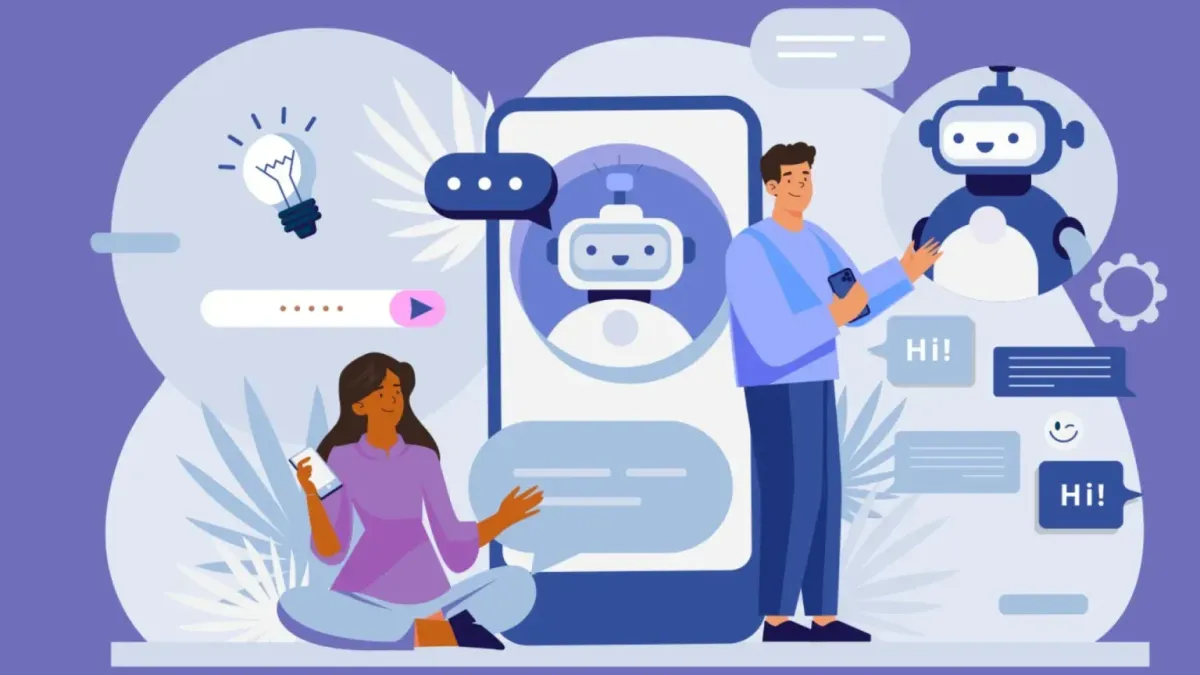 AI Conversation Panel Mockup