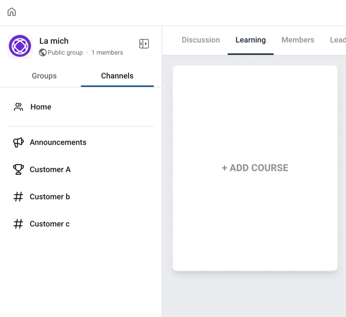 How to create a custom paid group or course