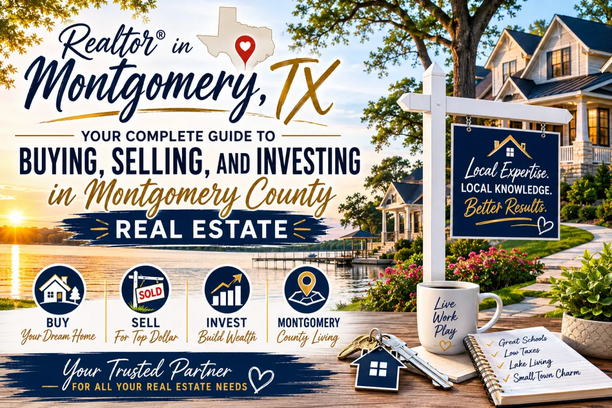 Stacey Brown Realtor® in Montgomery TX helping buyers and sellers across Montgomery, Conroe, Spring, The Woodlands, Willis and Magnolia