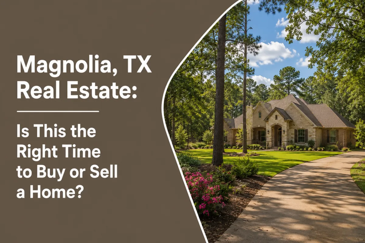 Magnolia TX real estate homes and residential community for buyers and sellers