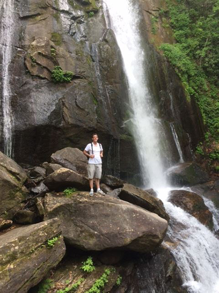 Colin at South Mountains State Park, NC