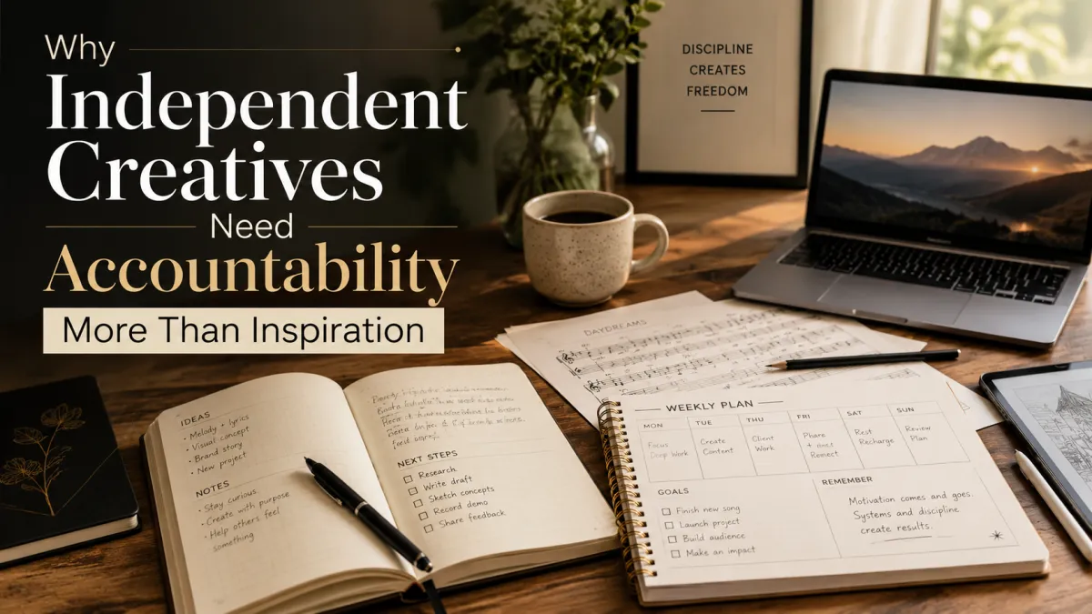Why Independent Creatives Need Accountability More Than Inspiration