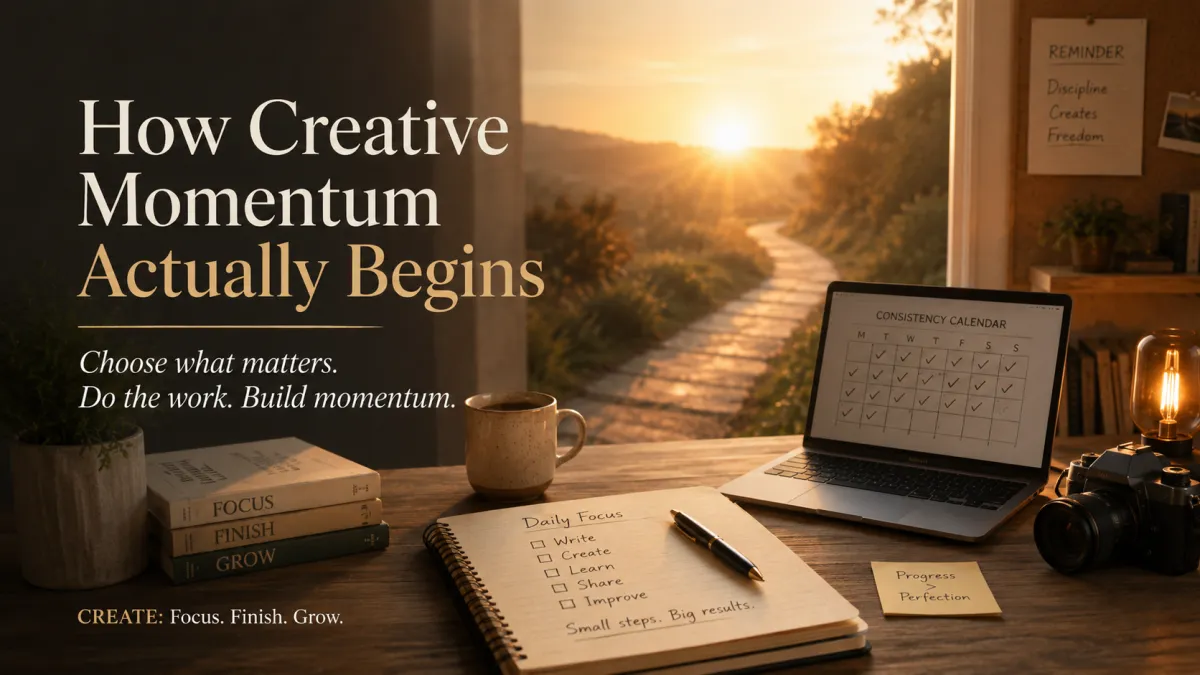 How Creative Momentum Actually Begins