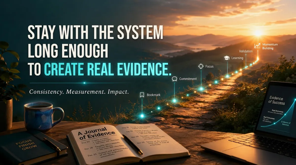 Stay With the System Long Enough to Create Real Evidence