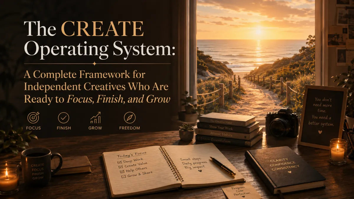 The CREATE Operating System: A Complete Framework for Independent Creatives Who Are Ready to Focus, Finish, and Grow