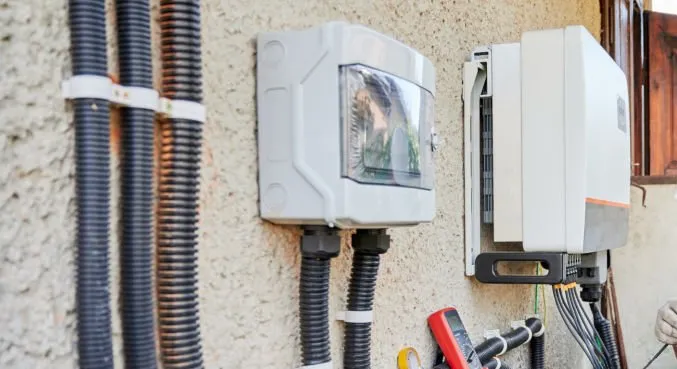 Grid-tied solar power system installation in Eastern Cape by Bare Bright Solutions