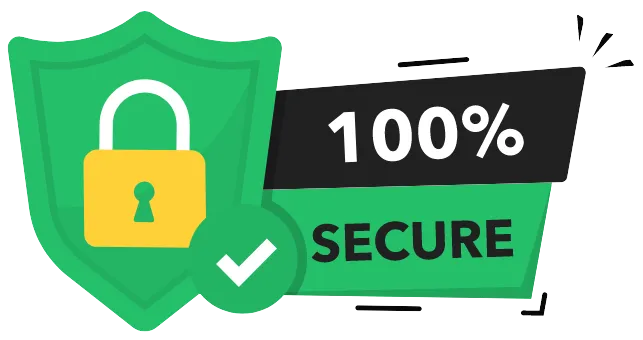 Icon showing 'Privacy Guaranteed' and '100% Secure Information.