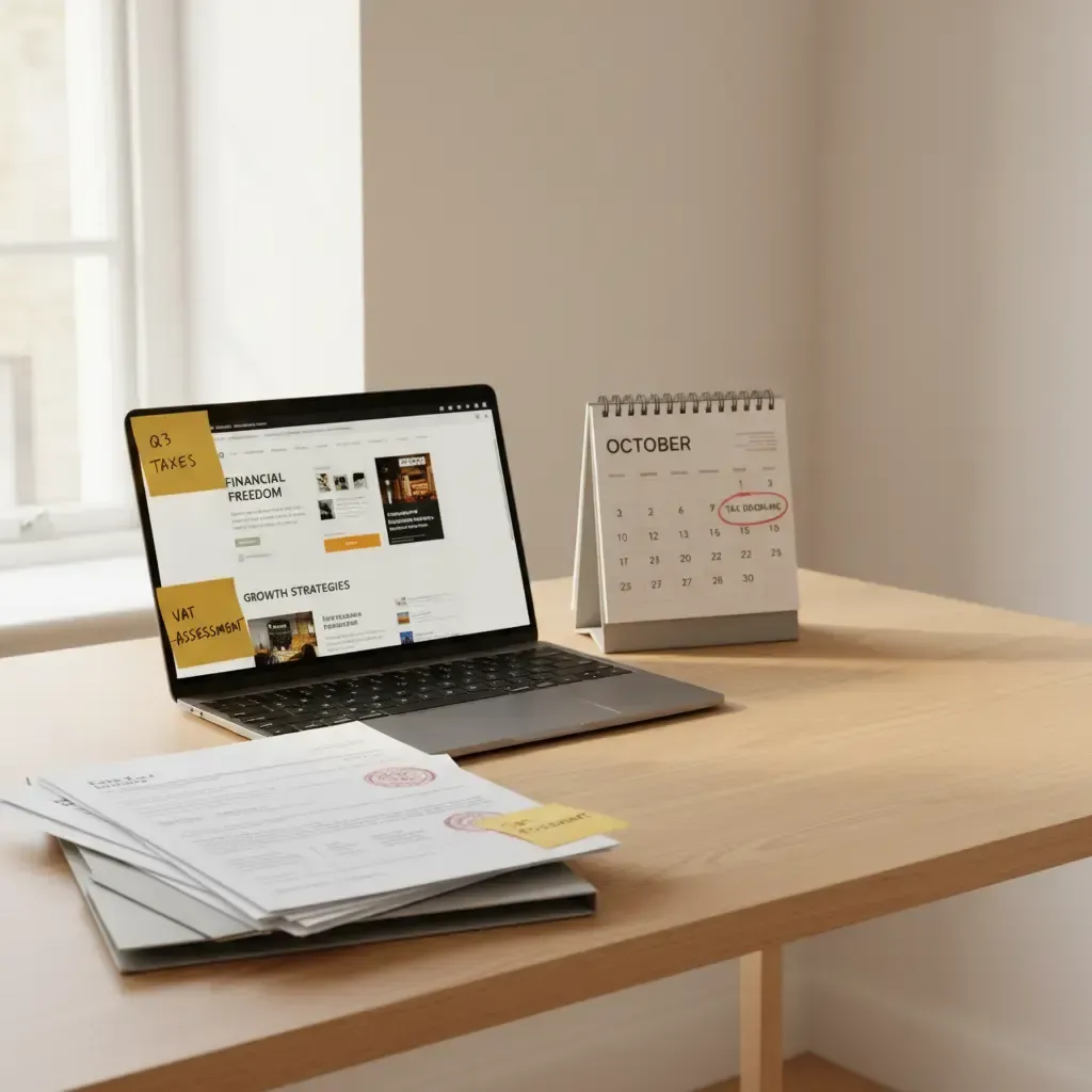 Alexandra Adams and team preparing AA Tax & Accounting Ltd newsletter in Covent Garden