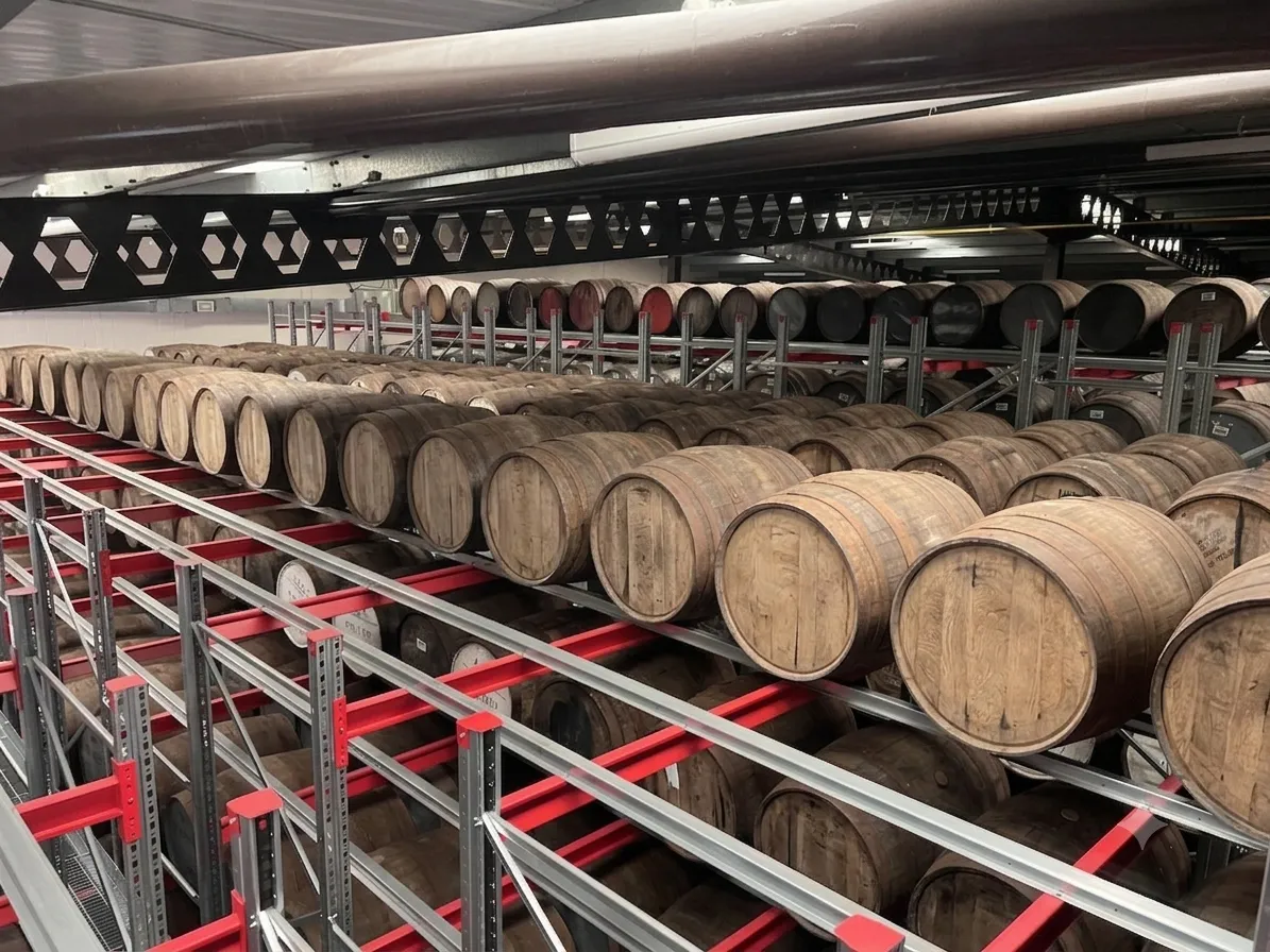 A bonded warehouse in Scotland: each cask uniquely numbered, each ownership transfer recorded in auditable detail