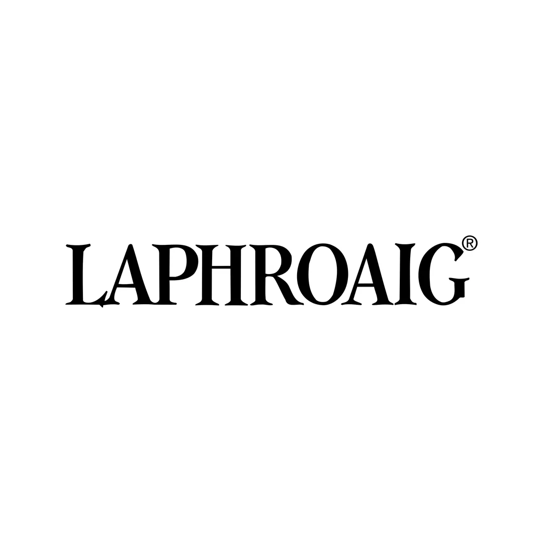 Logo for Laphroaig Distillery