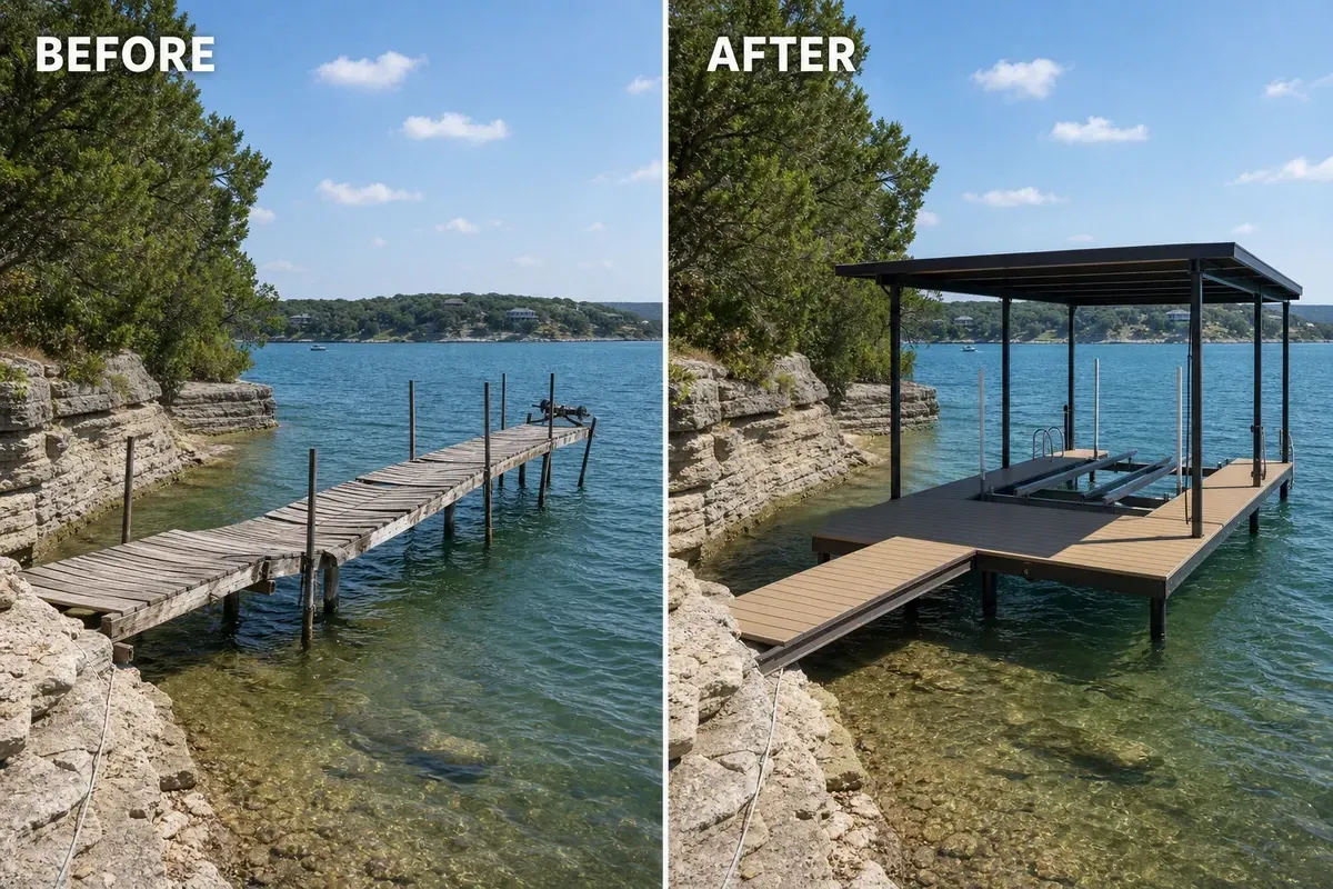 Round Rock Boat Dock Builder