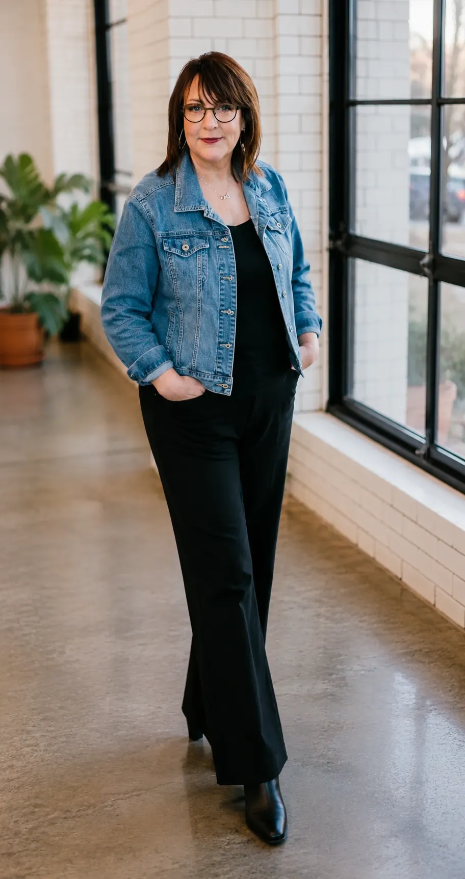 Editorial portrait of a satisfied client