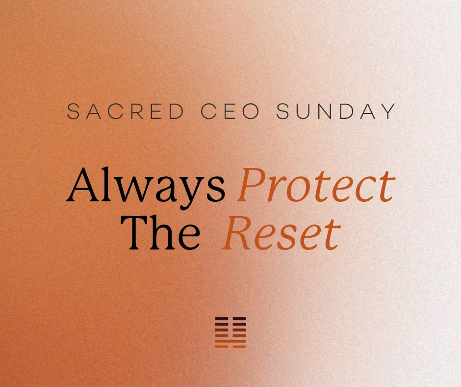 Protect Your Weekly Reset