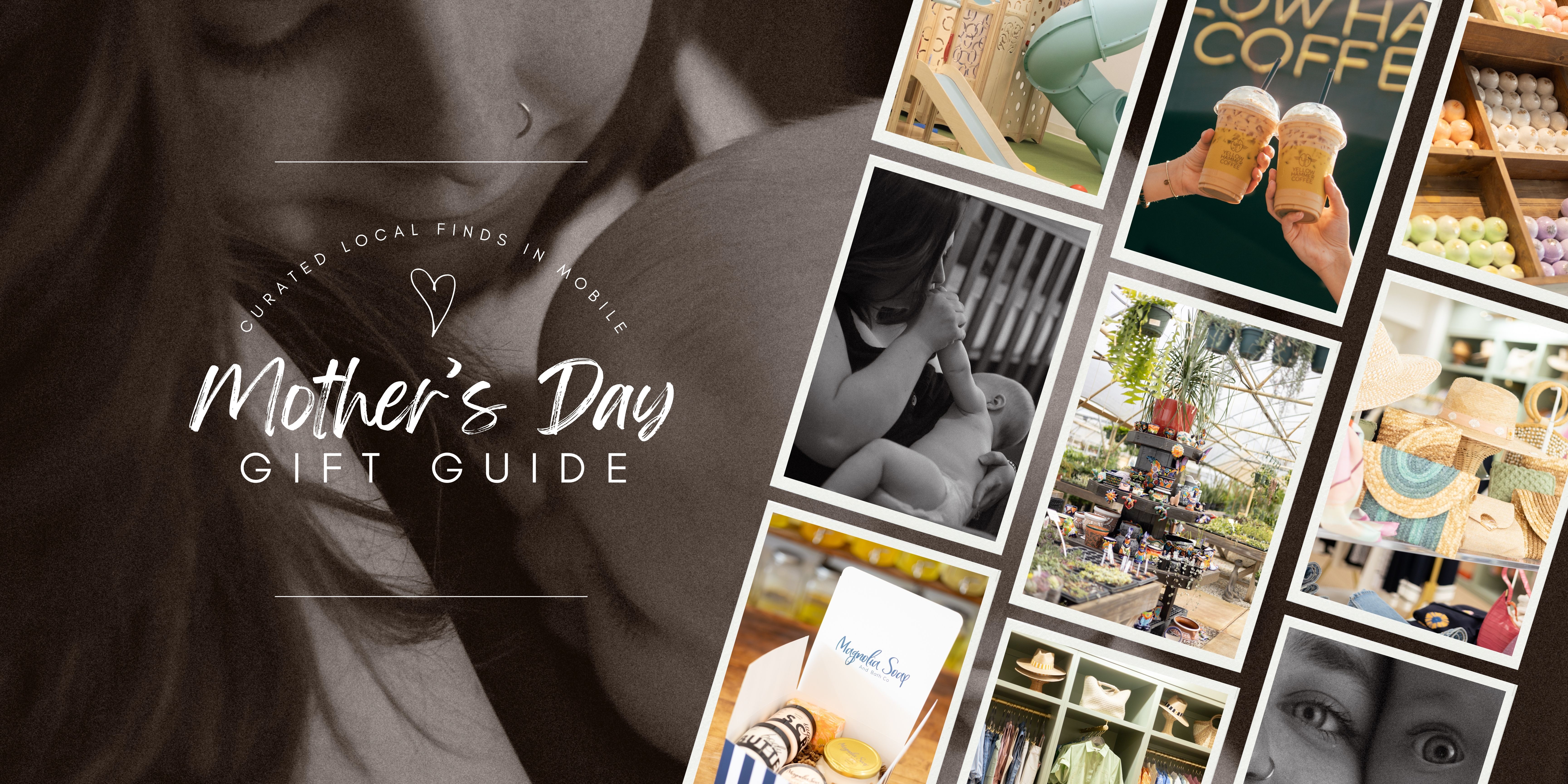 Mother's day gift guide cover title