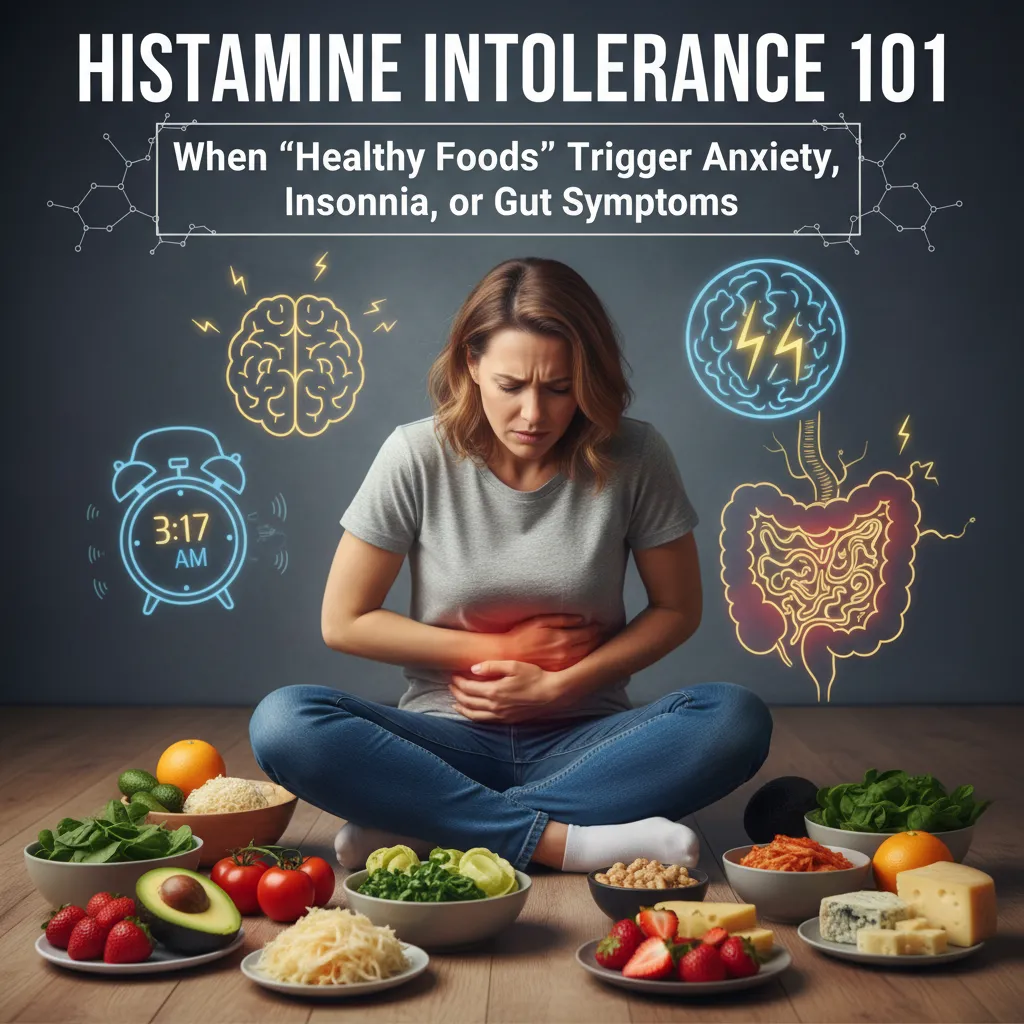Histamine Intolerance 101: When “Healthy Foods” Trigger Anxiety, Insomnia, or Gut Symptoms