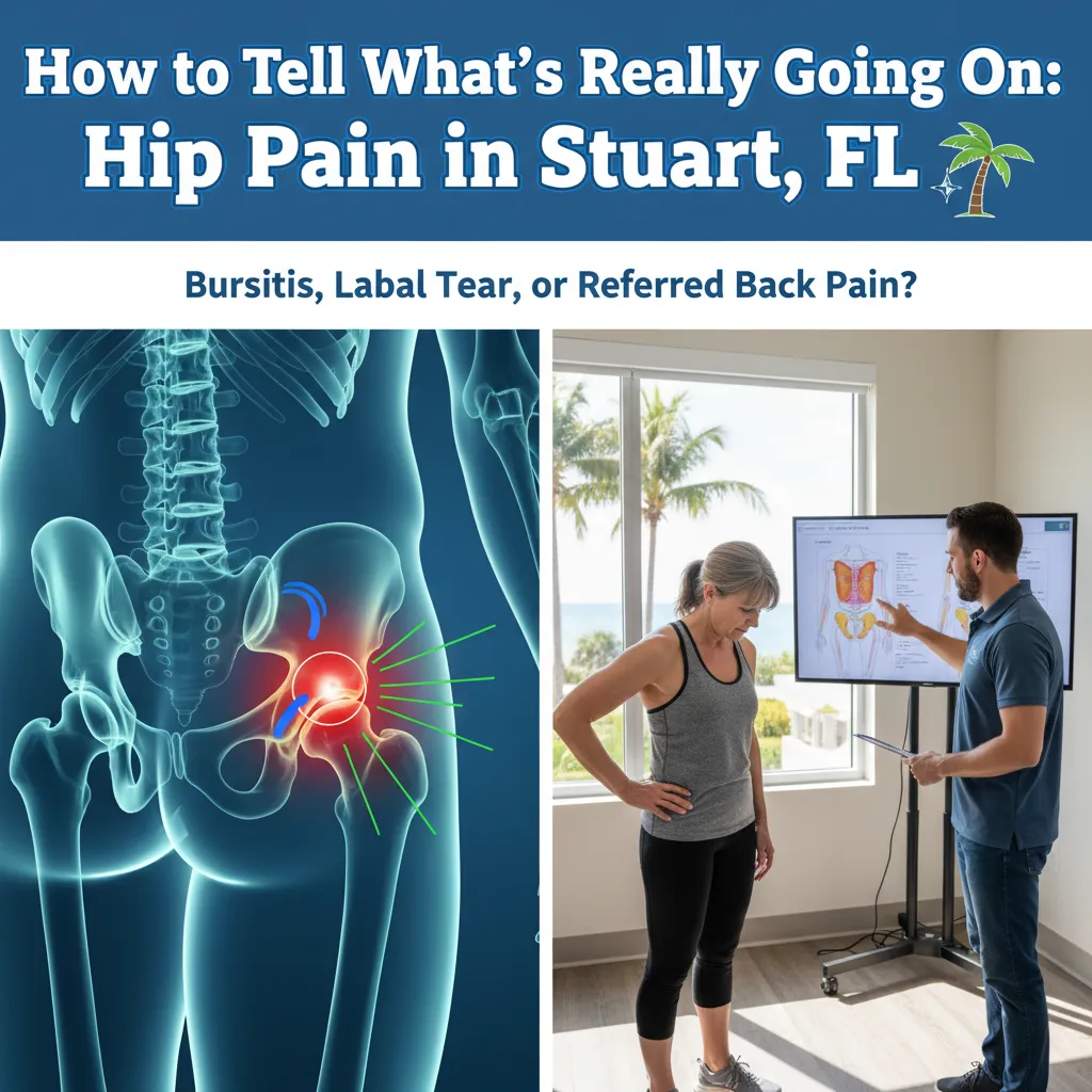 How to Tell What's Really Going On: Hip Pain in Stuart, FL—Bursitis, Labral Tear, or Referred Back Pain?