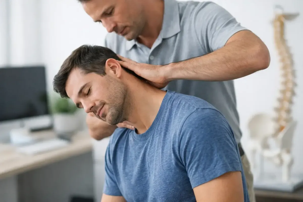 Chiropractic Adjustment for Tech Neck