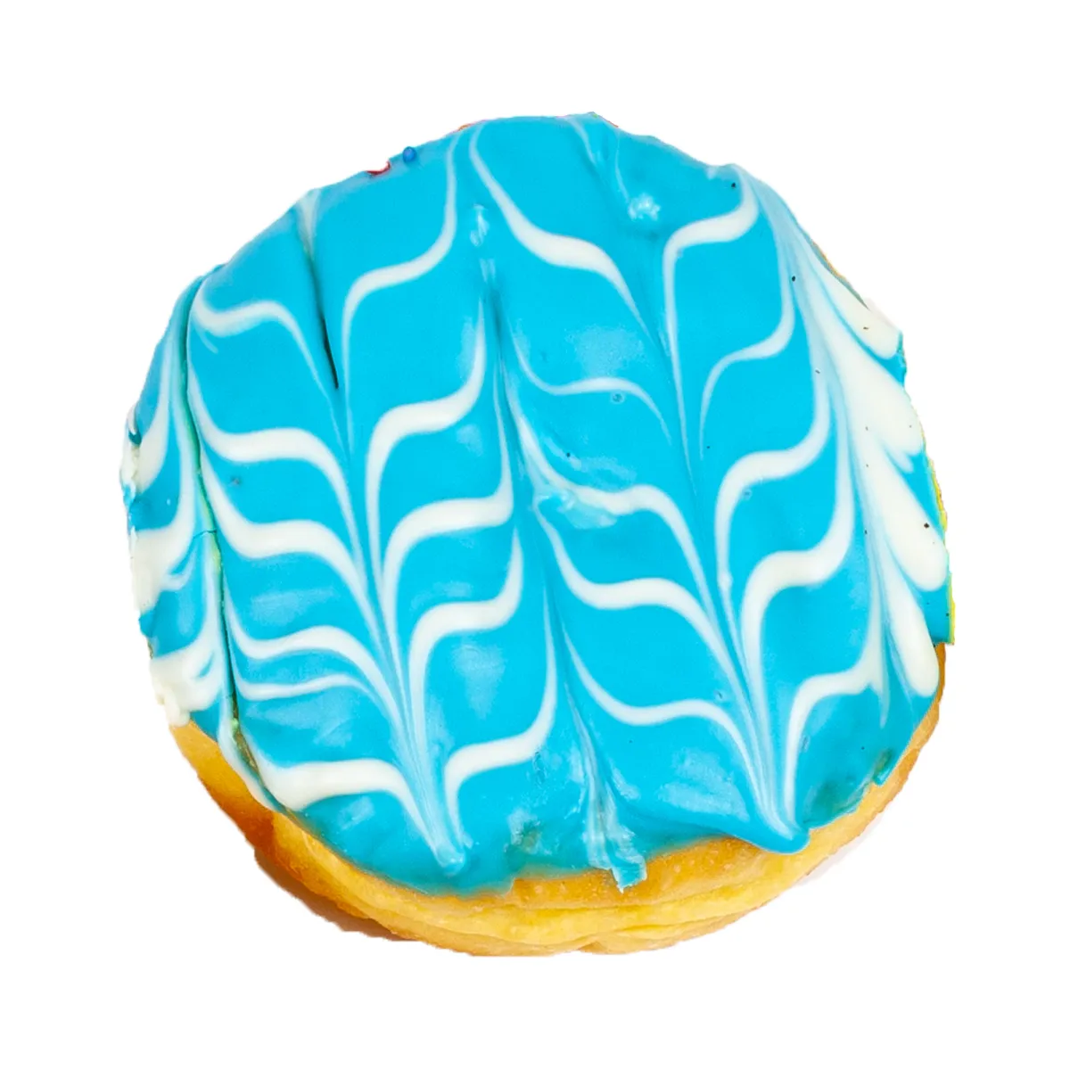 Donut with pink icing and sprinkles