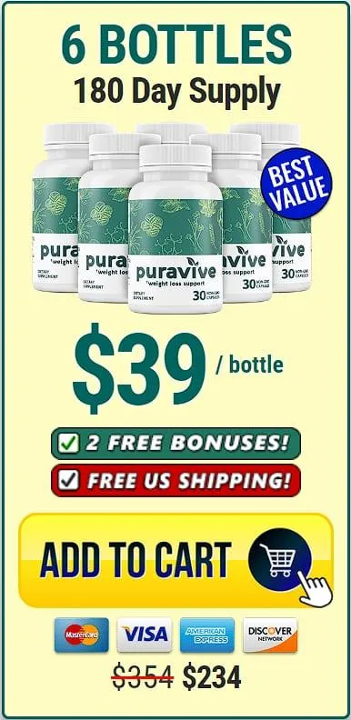 order 6 bottle puravive