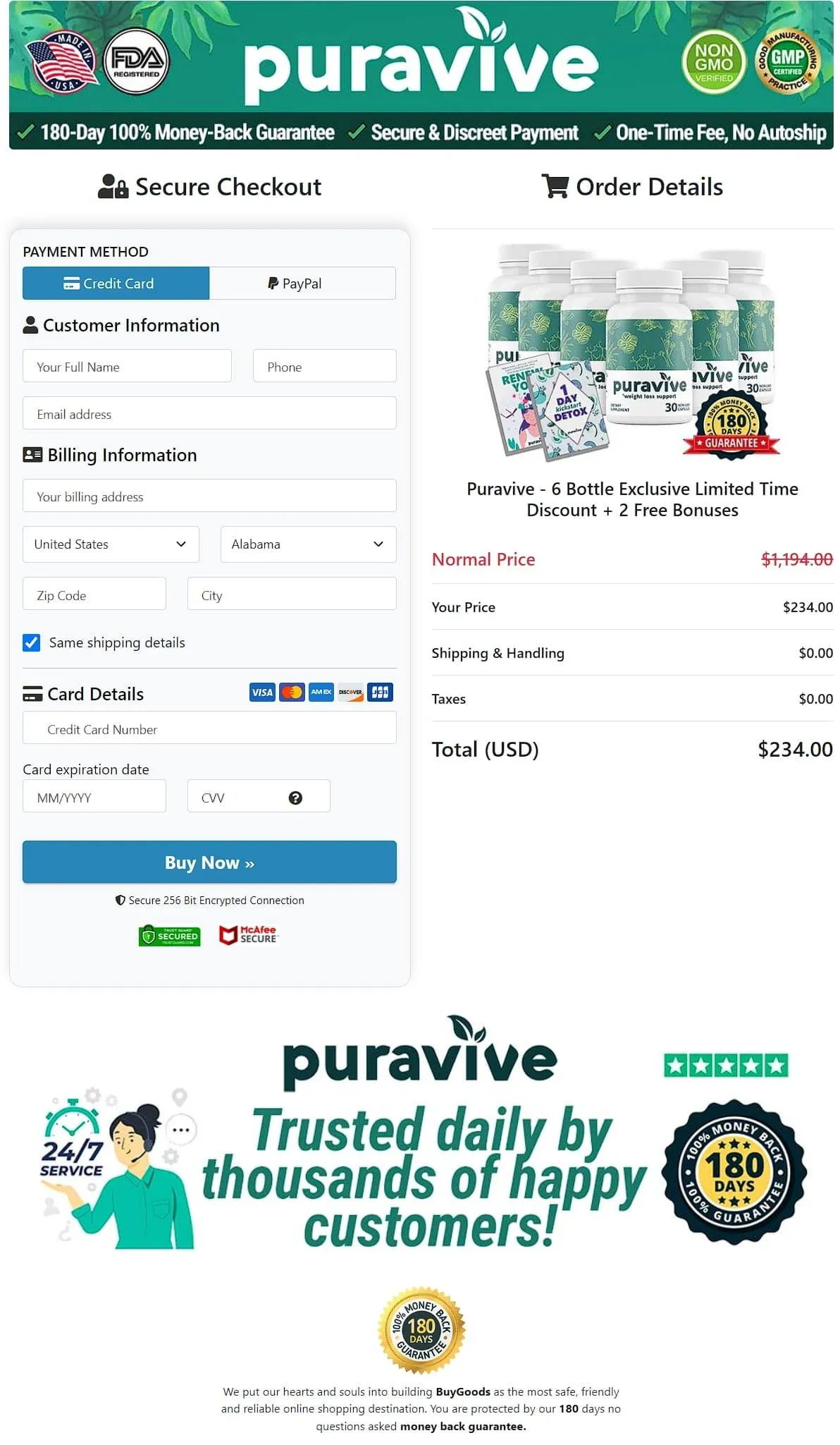 puravive usa website