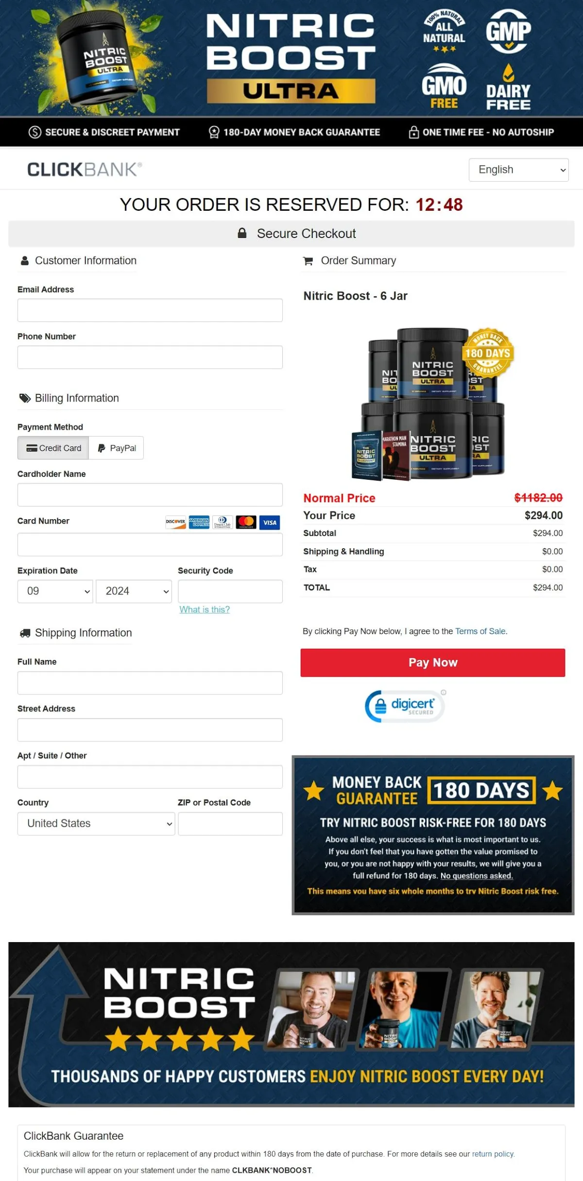 nitric boost order