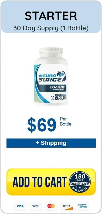 neuro surge 1 bottle price