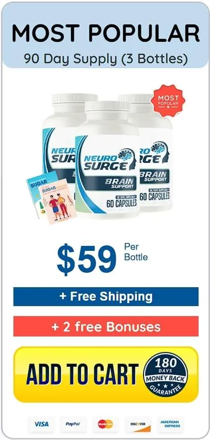 neuro surge 3 bottle price