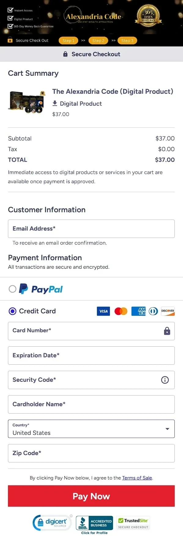 the alexandria code buy