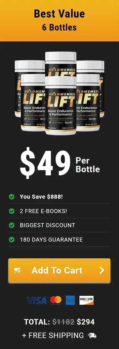 goldmember lift buy 6 bottle