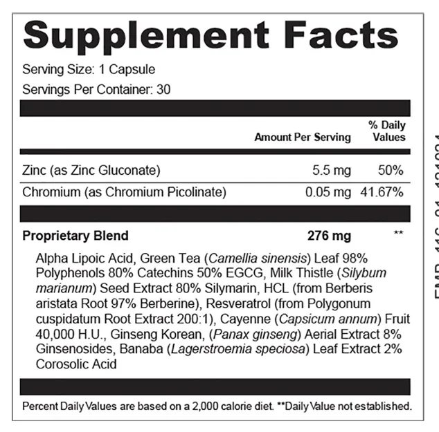aqua sculpt ingredients list