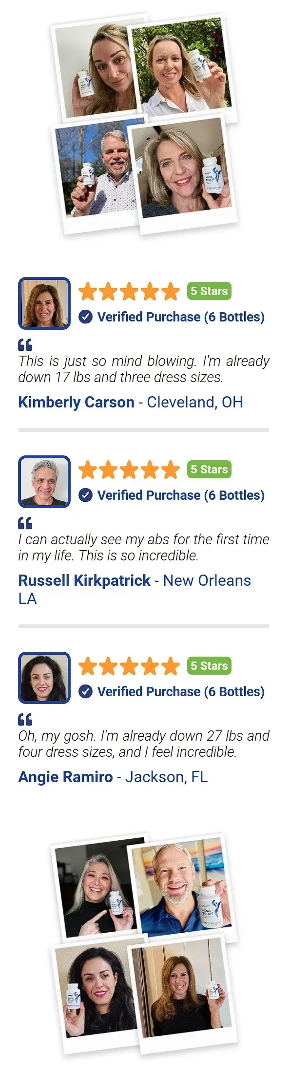 aquasculpt testimonials