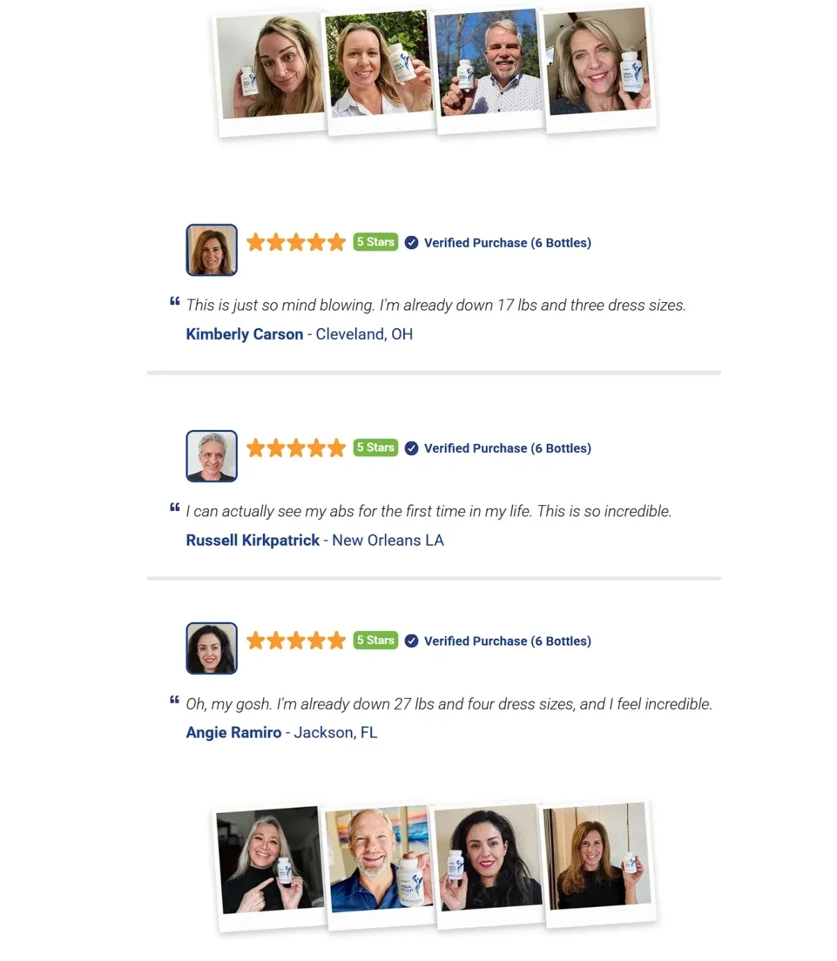 aquasculpt testimonials