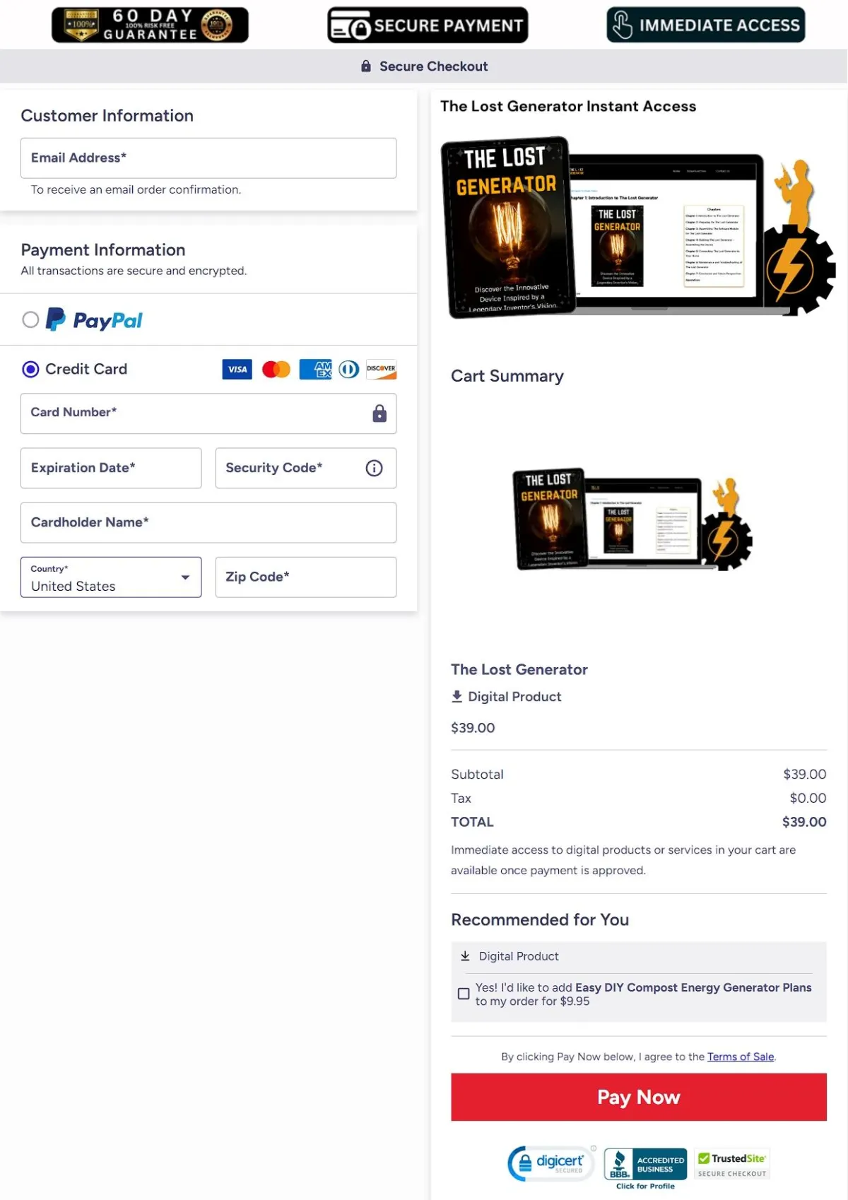 the lost generator website