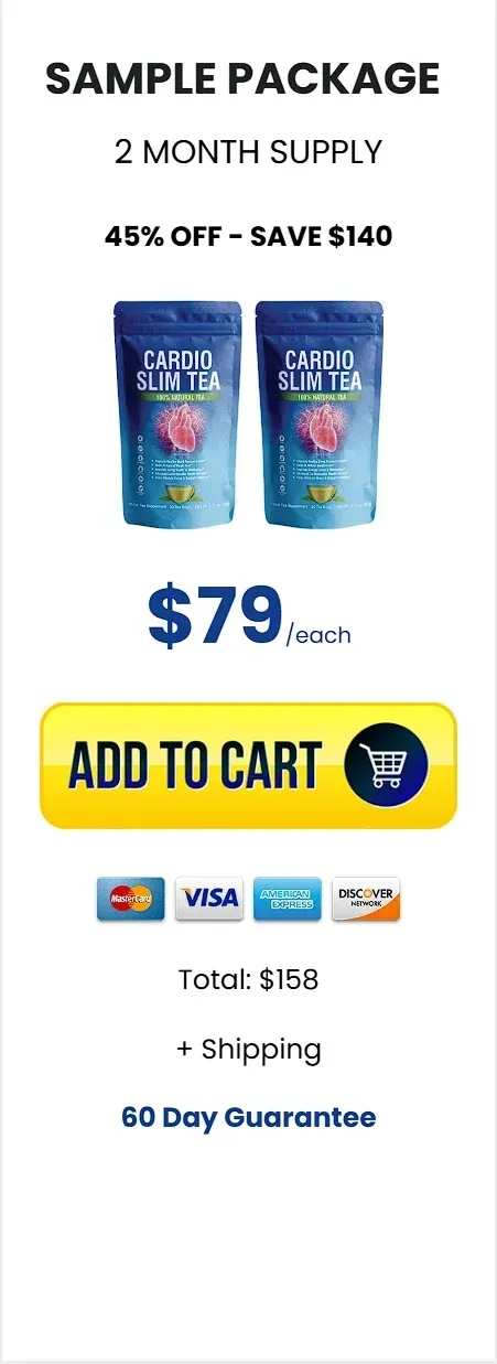 cardio slim tea 2 pouch price