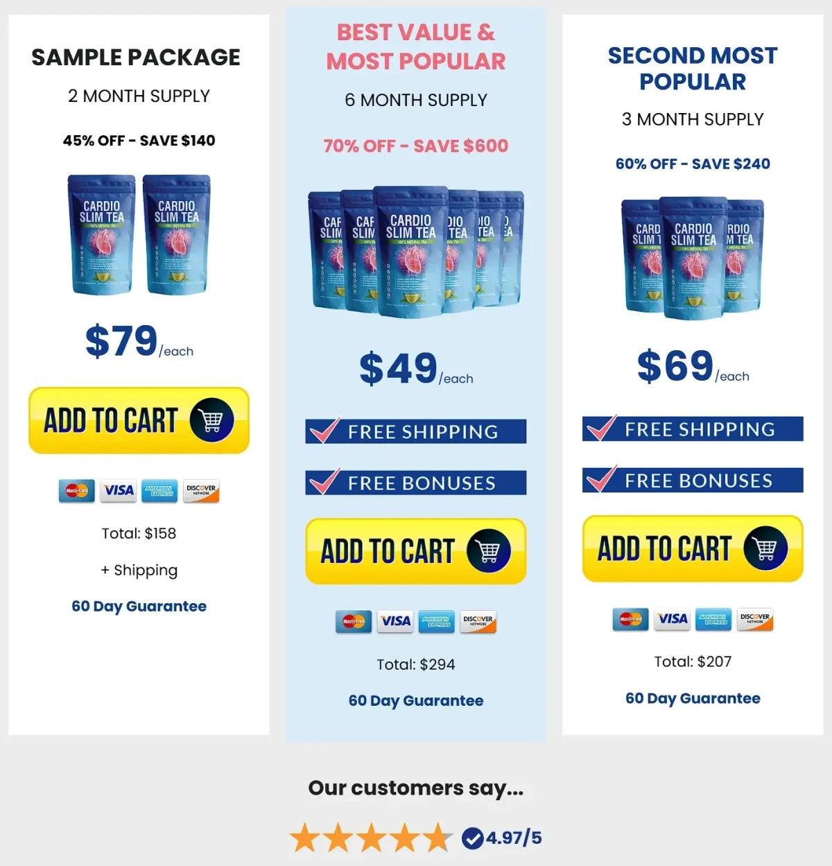 buy cardio slim tea online