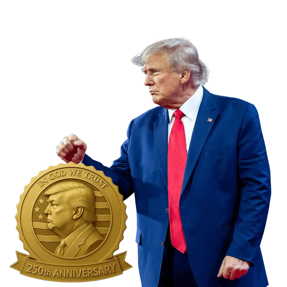 trump golden badge sale