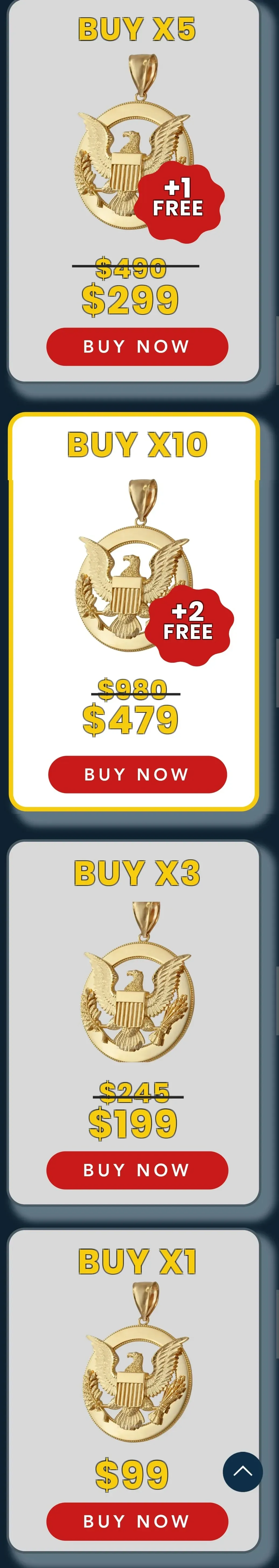 american eagle pendant buy online