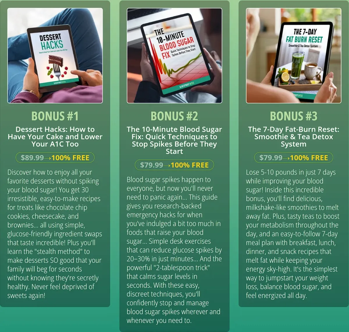 glucotrustbites free bonuses