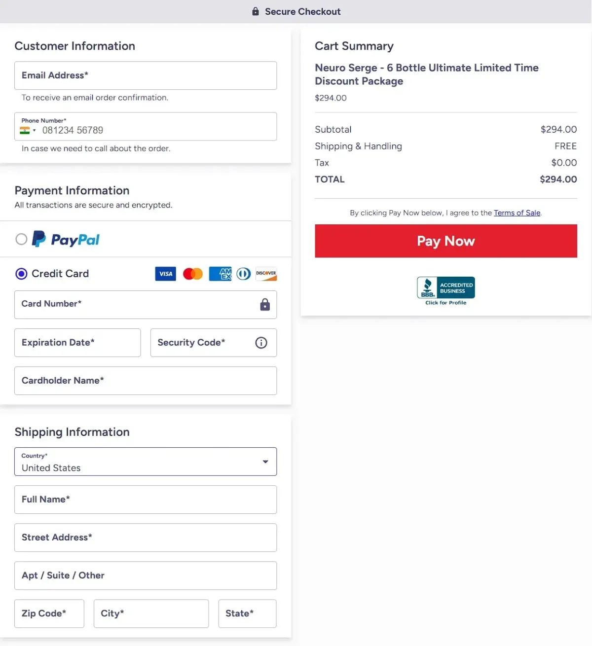 neuro serge usa official website