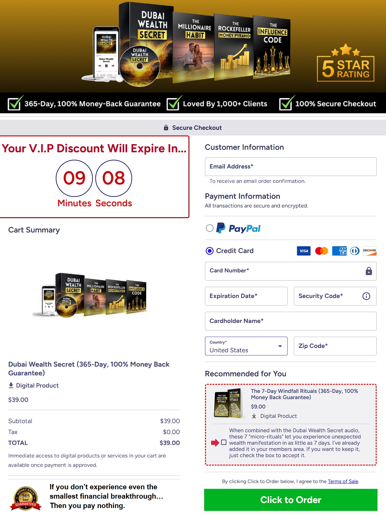 dubai wealth secret official buy website