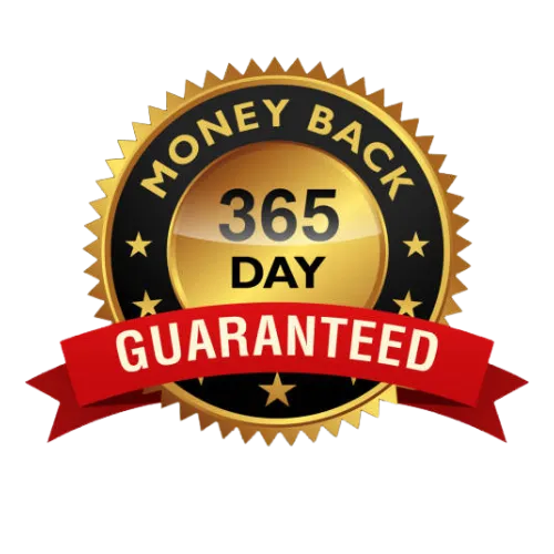 365 days money back badge