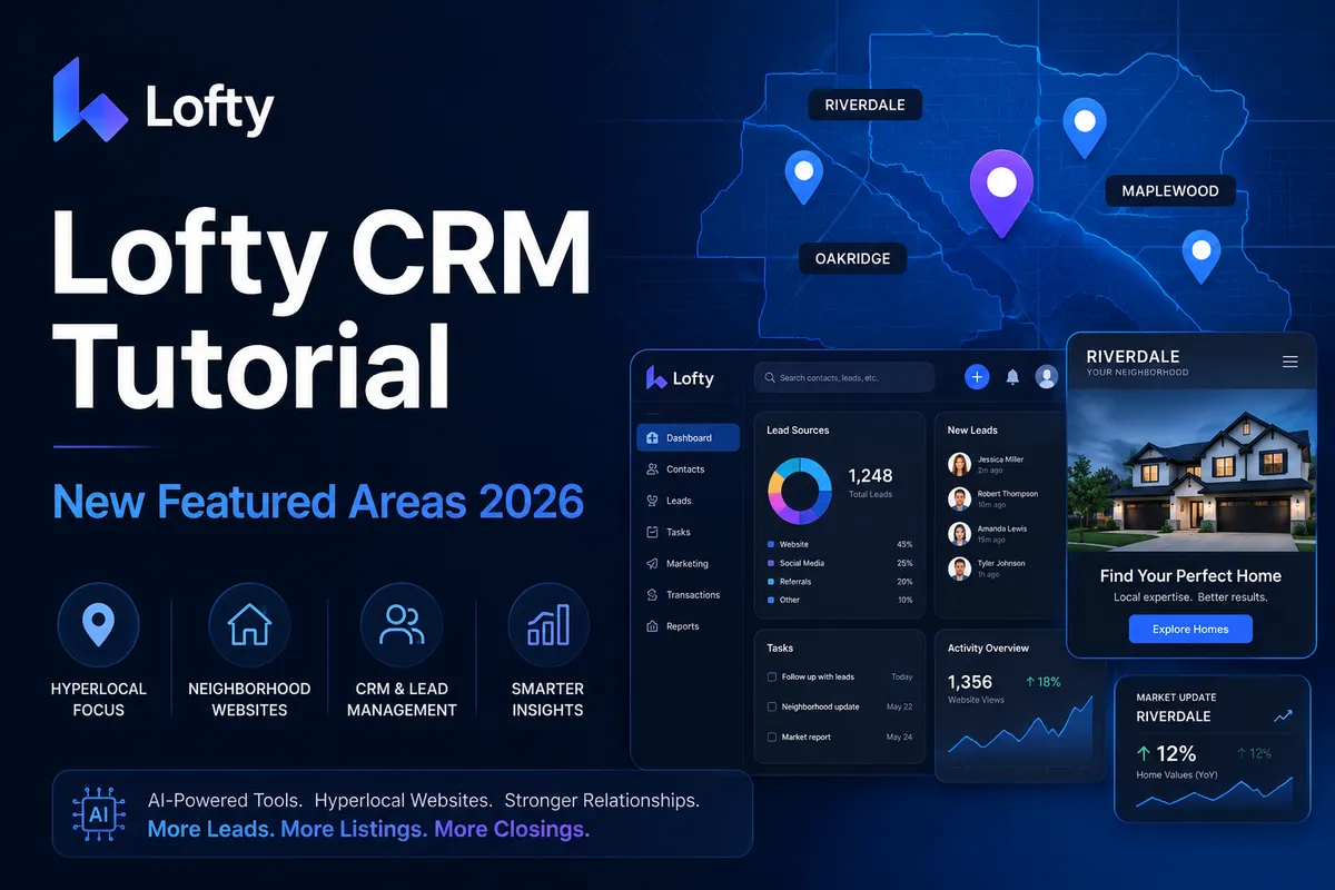 Lofty CRM Tutorial: New Featured Areas 2026