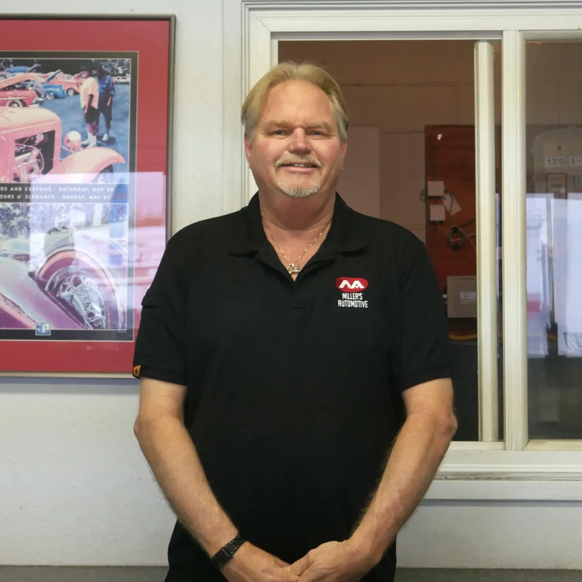 Derrick van den Hurk Owner/Manager of Miler's Automotive