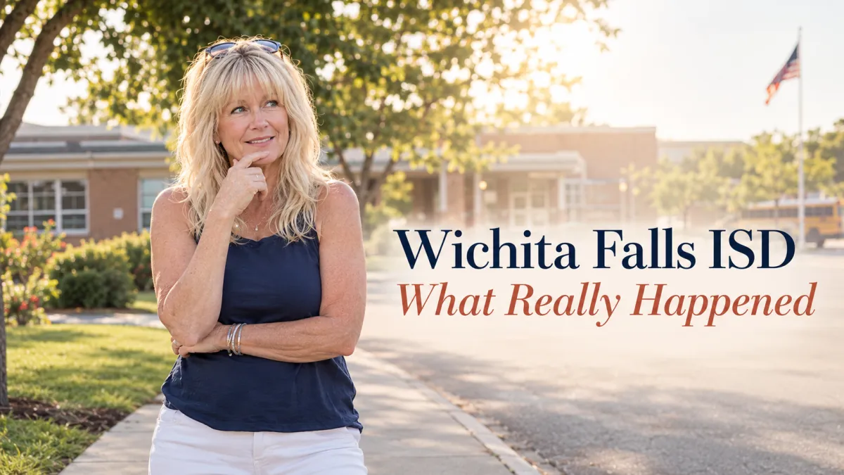  Wichita Falls school district buildings and students representing changes in Wichita Falls ISD and local education in Wichita Falls, Texas