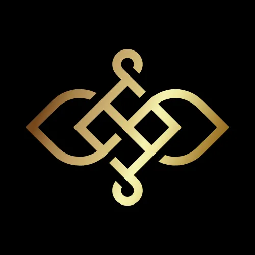 Logo Cellier Prestige or sur fond noir