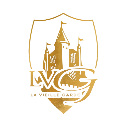 Cellier Prestige - Logo or sur fond foncé