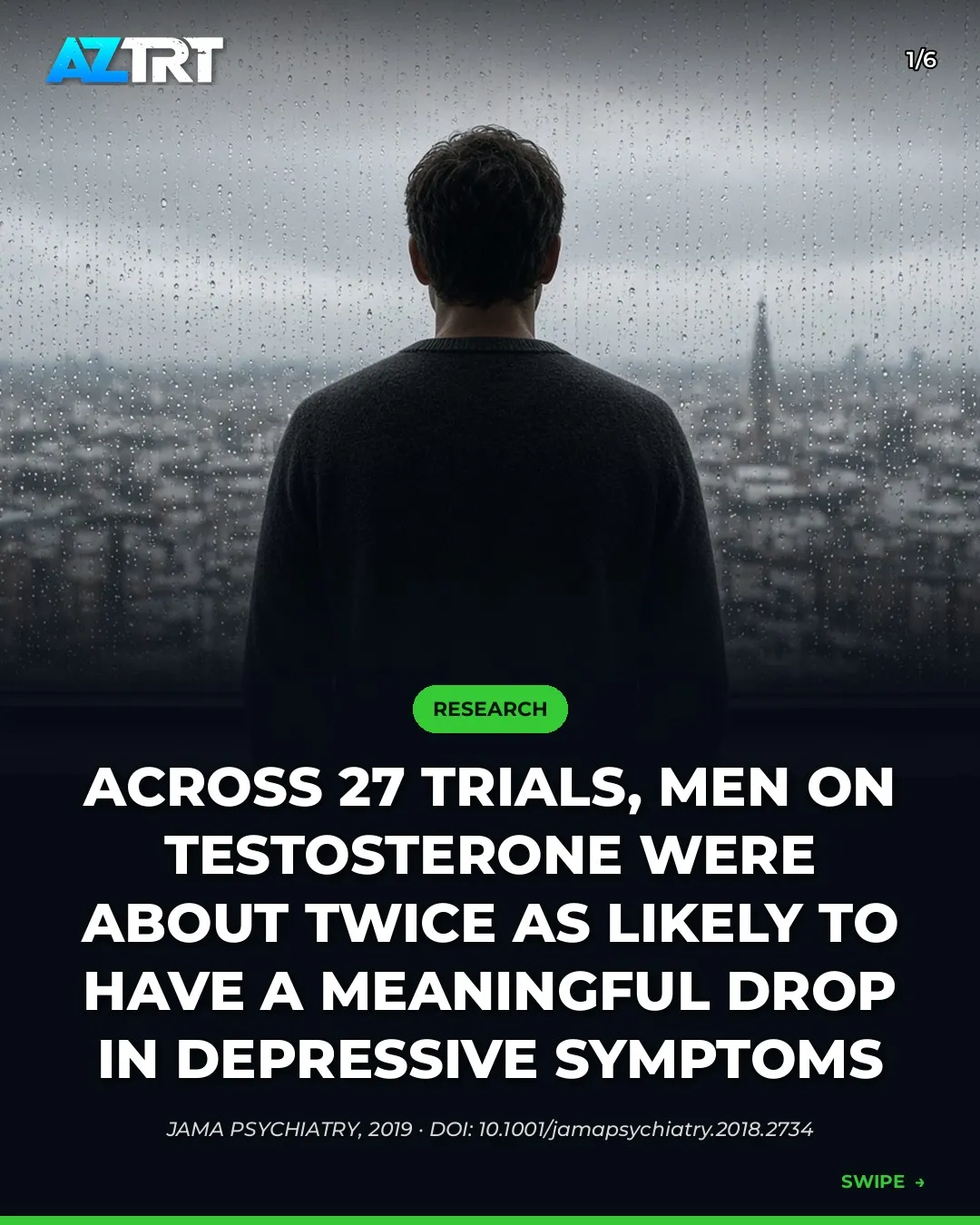 Testosterone and Depressive Symptoms: What a 27-Trial Meta-Analysis Found